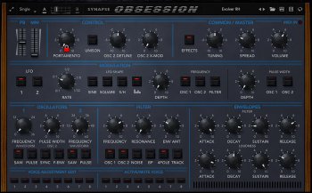 多模拟合成器建模Synapse Audio Obsession v1.2.1 macOS WiN【】