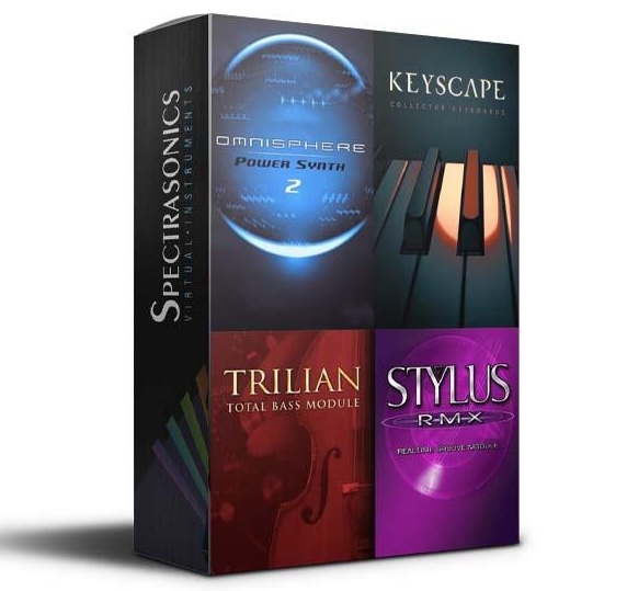 四巨头合集 大气合成器 RMX鼓 Spectrasonics Instruments Bundle 2024 (Windows & Mac OSX)【】