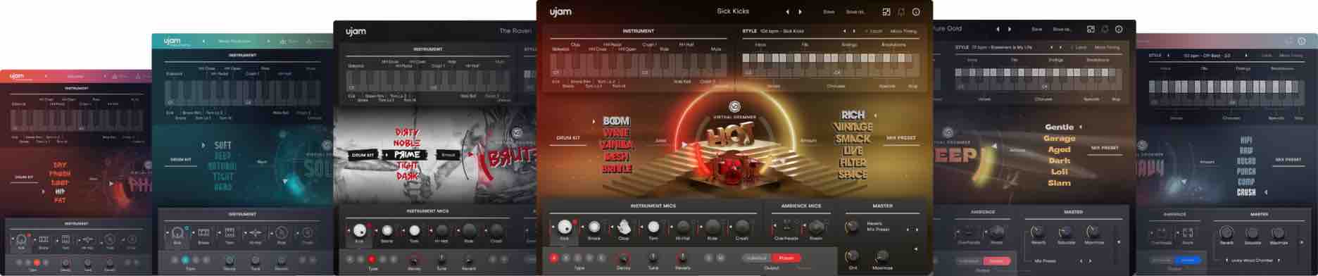 [虚拟鼓手UJAM合集]uJAM Virtual Drummer WiN MAC 48G【】