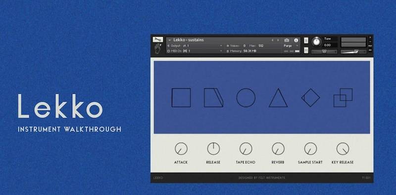 钢琴插件 Felt Instruments Lekko KONTAKT【】