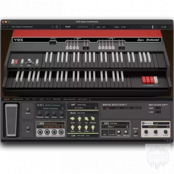 风琴音色 KORG Software VOX Super Continental v1.0.4 MAC【】