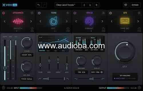 Nuro Audio Xvox Pro 1.0.4 专业预设人声混音利器 自动混音插件 Win Mac【】